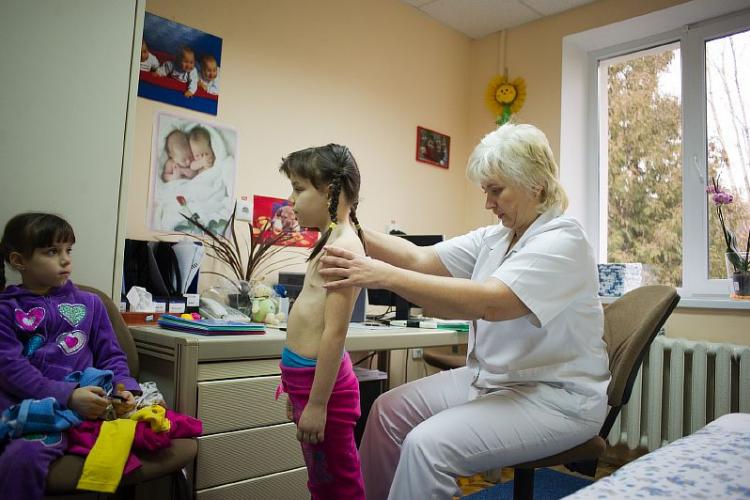Treatment of scoliosis, kyphosis, posture disorders in children in Lviv